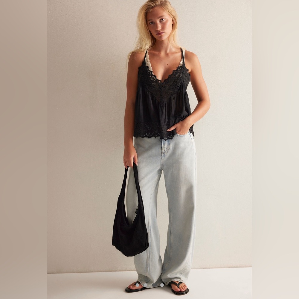 Free People Fiona lace cami